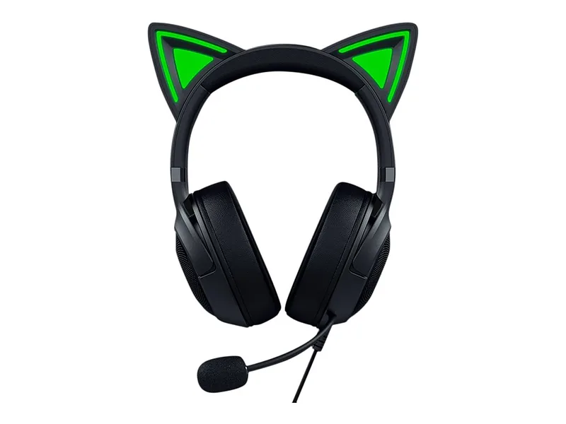 Razer, Headset, Kraken Kitty V2, Yes, Wired, On-Ear, USB Type A, Black