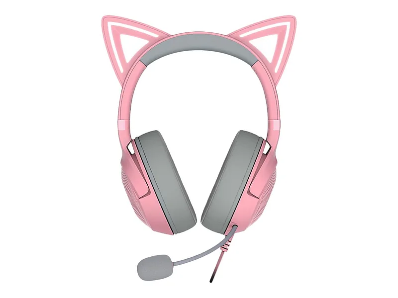 Razer, Headset, Kraken Kitty V2, Yes, Wired, On-Ear, USB Type A, Quartz