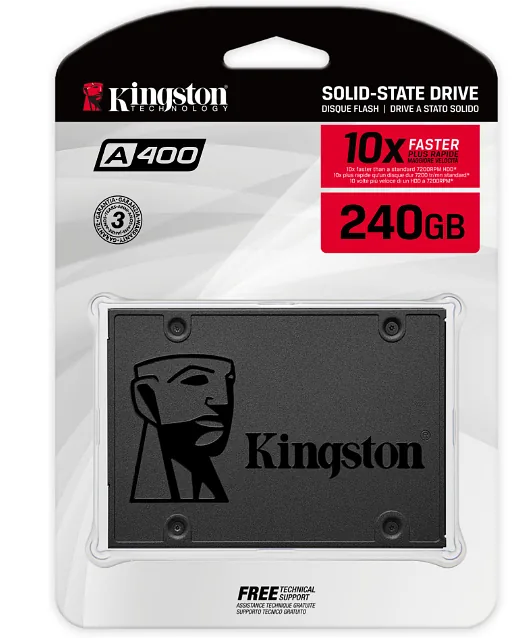 Kingston Technology A400 240 GB 2.5″ Jada ATA III TLC