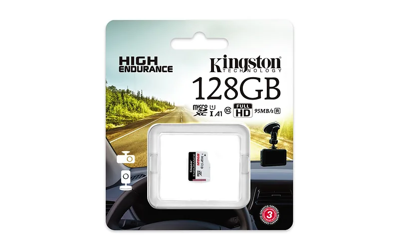 Kingston Technology High Endurance 128 GB MicroSD UHS-I Klass 10