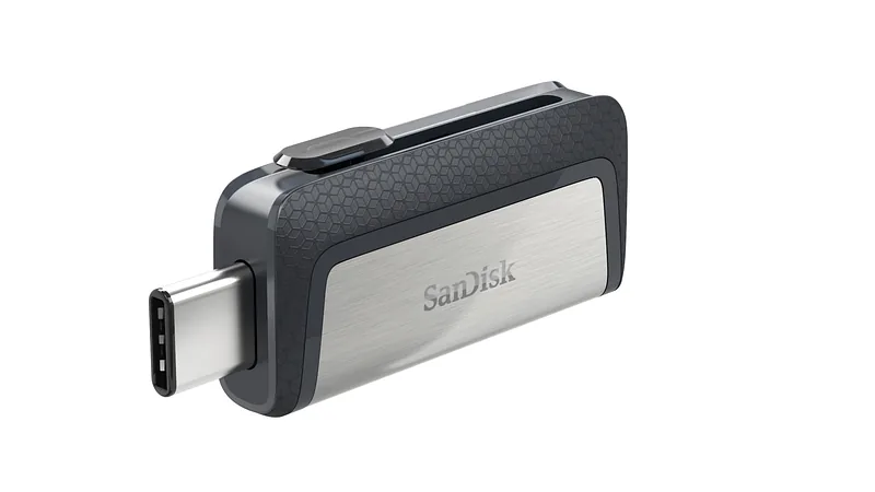 Sandisk Ultra Dual Drive USB Type-C USB flash drive 64 GB USB Type-A / USB Type-C 3.2 Gen 1 (3.1 Gen 1) Black,Silver