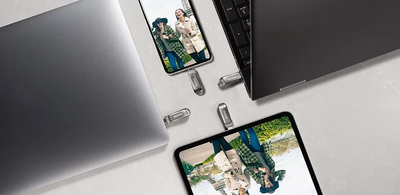 SanDisk Ultra Dual Drive Luxe USB flash drive 512 GB USB Type-A / USB Type-C 3.2 Gen 1 (3.1 Gen 1) Stainless steel