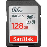 SANDISK Ultra 128GB SDXC Memory Card 140MB/s