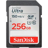SANDISK Ultra 256GB SDXC Memory Card 150MB/s