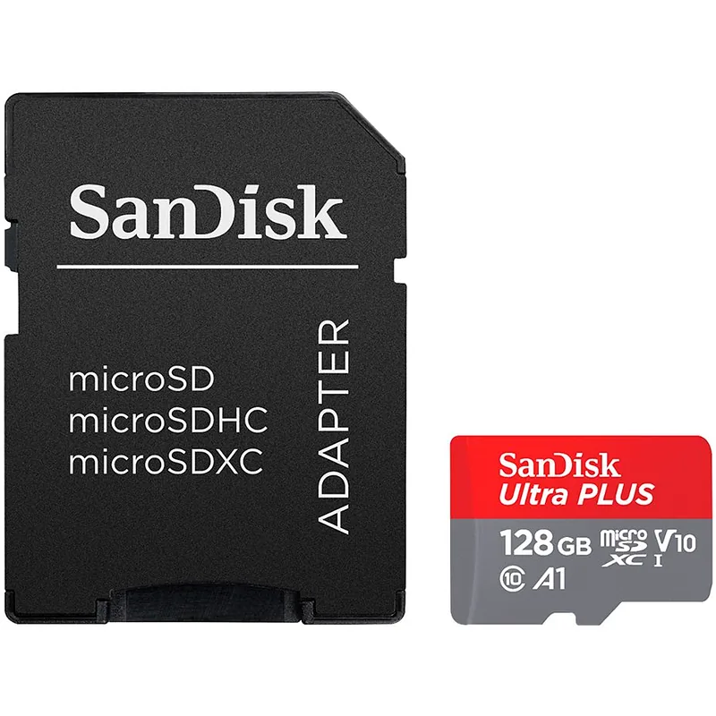 SANDISK High Endurance microSDXC 128GB + SD Adapter – for dash cams & home monitoring, up to 10,000 Hours, Full HD / 4K videos, up to 100/40 MB/s Read/Write speeds, C10, U3, V30