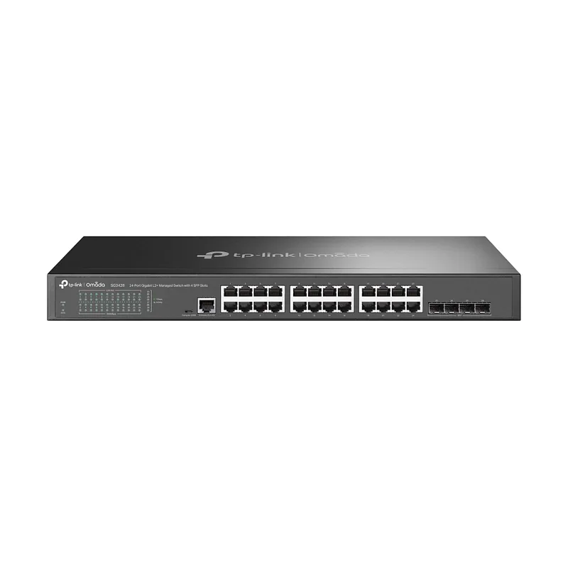 TP-Link Omada SG3428 võrgulüliti Juhitav L2/L3 Gigabit Ethernet (10/100/1000) 1U Must