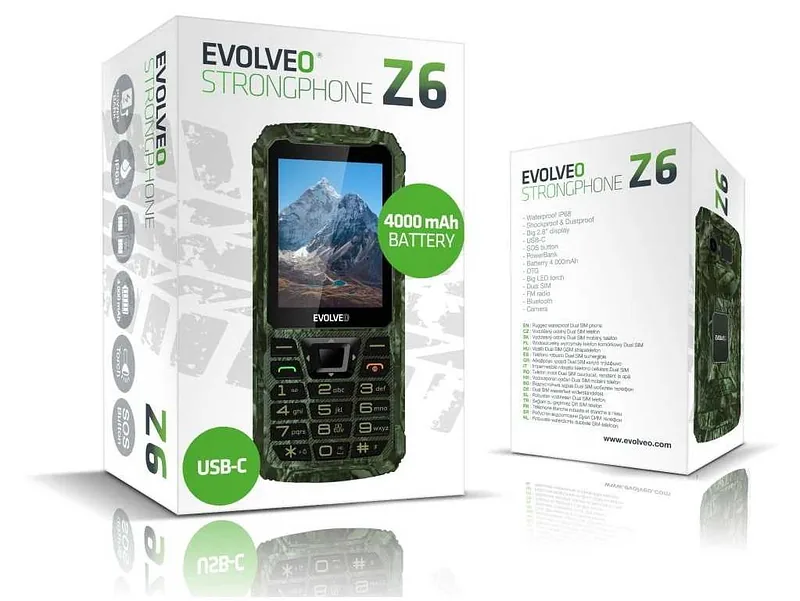 Evolveo StrongPhone Z6 Hunting Camo