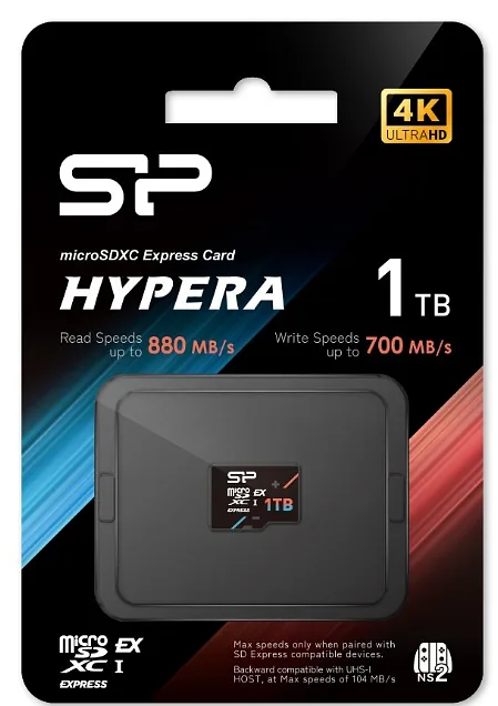Silicon Power Hypera Express microSDXC Memory Card 1TB
