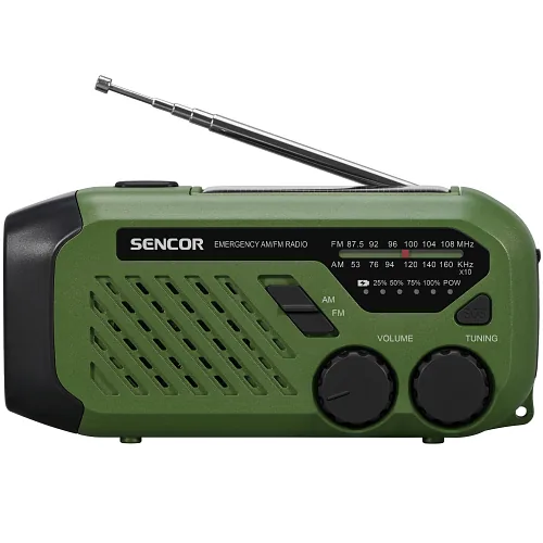 Sencor SRD 1000SCL GR Crank powered Radio