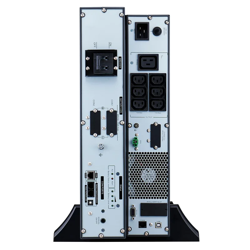 APC SRVL3KRILRK puhvertoiteallikas (UPS) Online UPS 3 kVA 2700 W 7 vahelduvvoolu kontakt