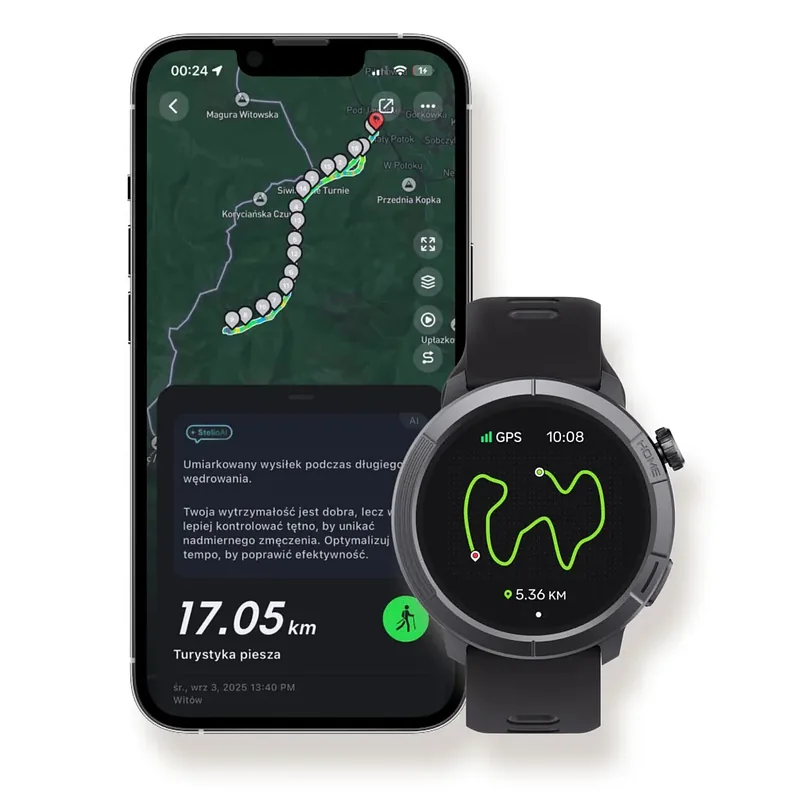 Stelio STSWA102BT Activ Pro GPS 46mm Black Titanium