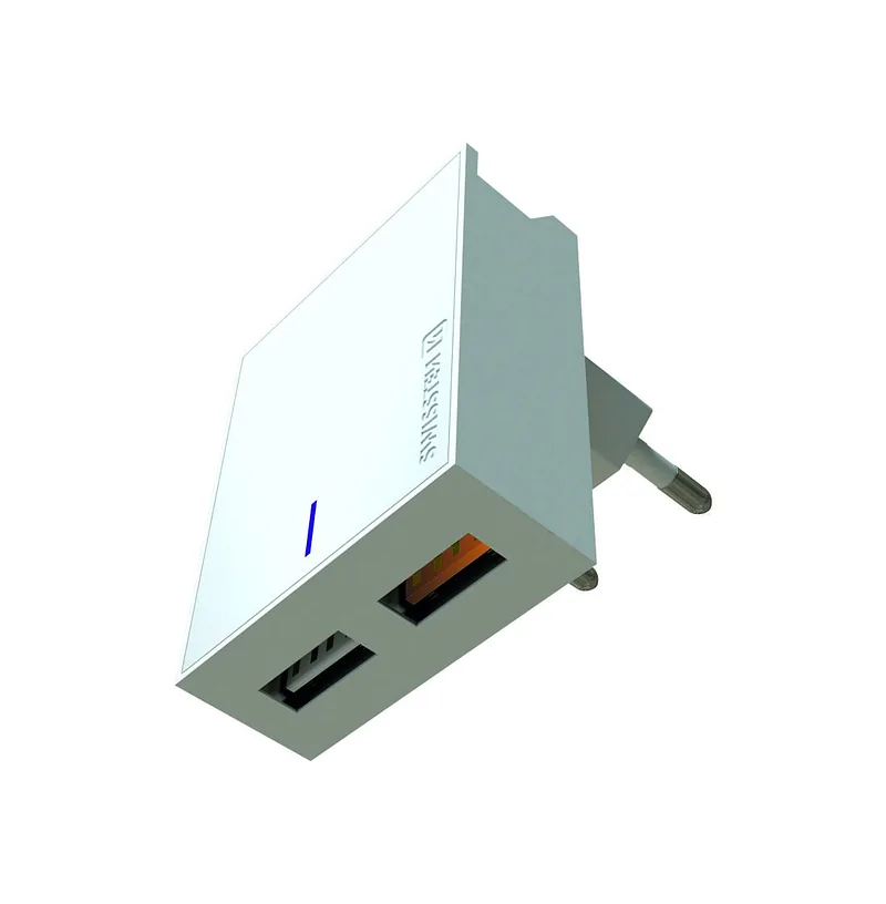 Swissten Premium Travel Charger 2X USB QC3.0 23W