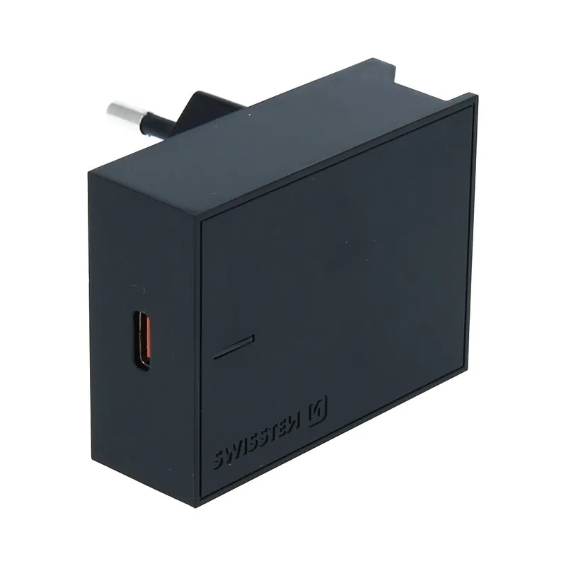 Swissten 25W Samsung Super Fast Charging Travel charger with 1.2m USB-C to USB-C cable