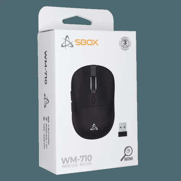 Sbox WM-710 Black Wireless