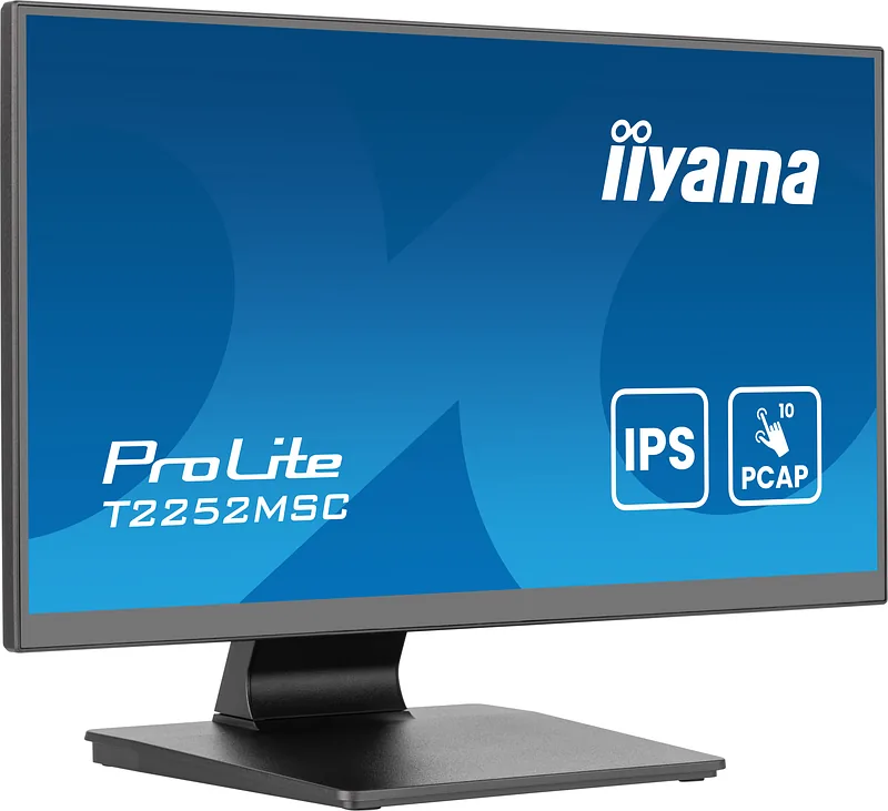 iiyama ProLite T2252MSC-B2AG PC lamekuvar 54,6 cm (21.5″) 1920 x 1080 pikslit Full HD LCD Puutetundlik ekraan Must