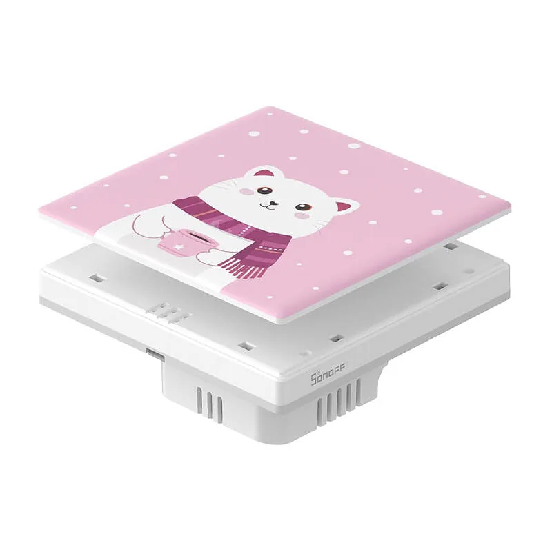 Decorative cover, cap for T5 SONOFF Cartoon 1C touch switch