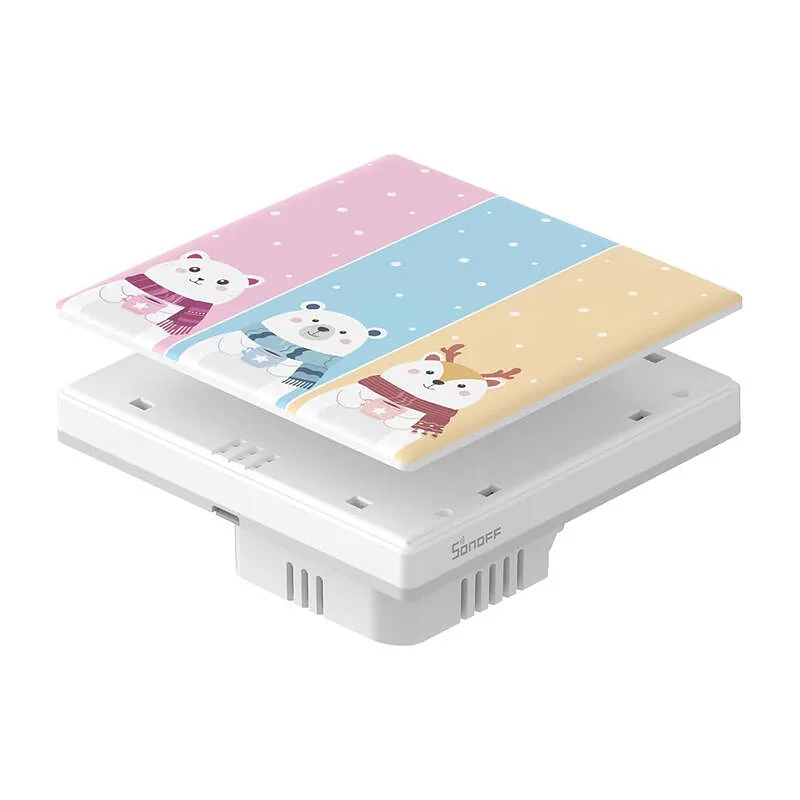 Decorative cover, cap for T5 SONOFF Cartoon 3C touch switch