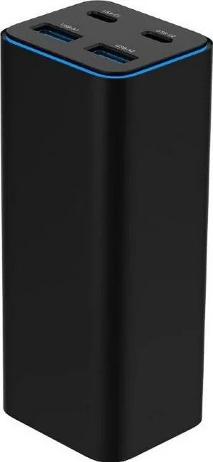 Gembird GaN 4x USB PowerDelivery o mocy 100 W, czarna