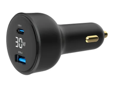 Gembird USB 2-port Car Charger 30W