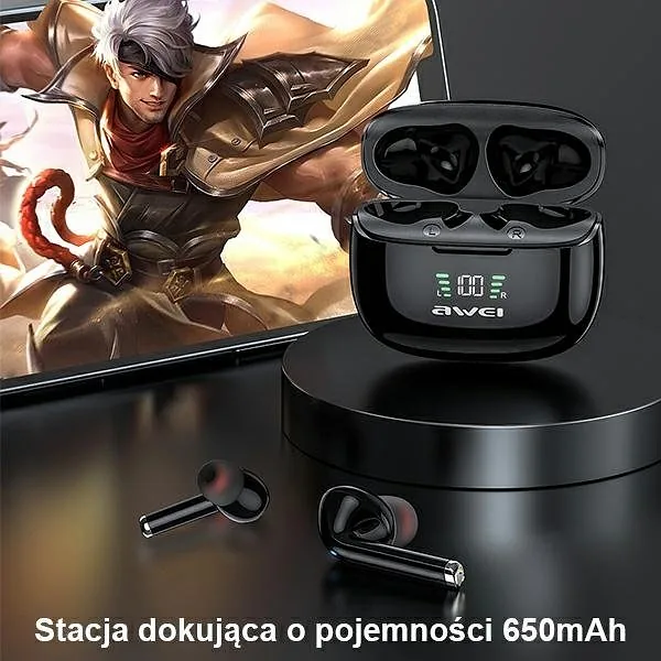 Awei TA8 TWS Bluetooth Earbuds