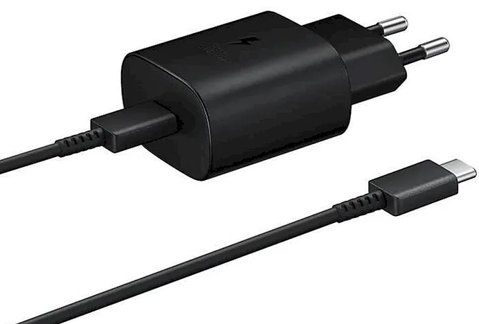 Samsung EP-TA800EBE + EP-DG980BBE Travel Charger 25W + USB-C - USB-C Data Cable (OOB Bulk)