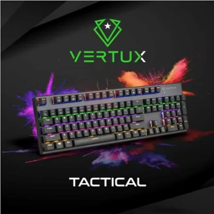 VERTUX Tactical Mechanical Gaming RGB Keyboard