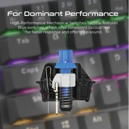VERTUX Tactical Mechanical Gaming RGB Keyboard