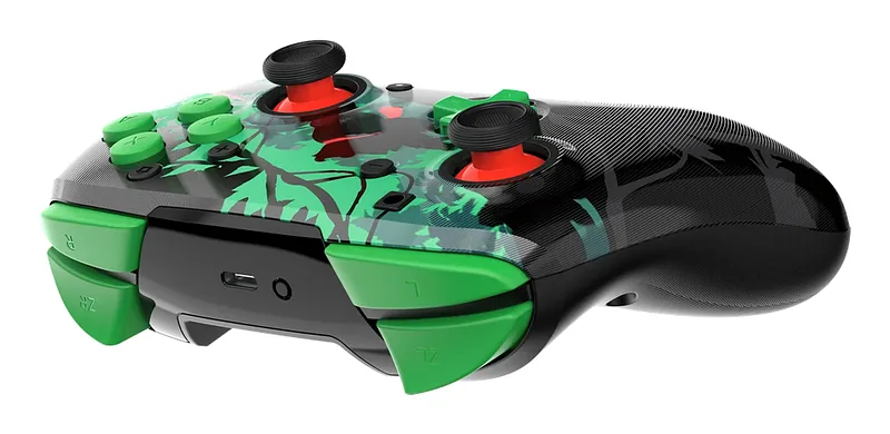 Turtle Beach TBC-8101-55 mängukontroller Must, Roheline RF Juhtpult Nintendo Switch, Nintendo Switch 2, Nintendo Switch Lite, Nintendo Switch OLED-ekraan