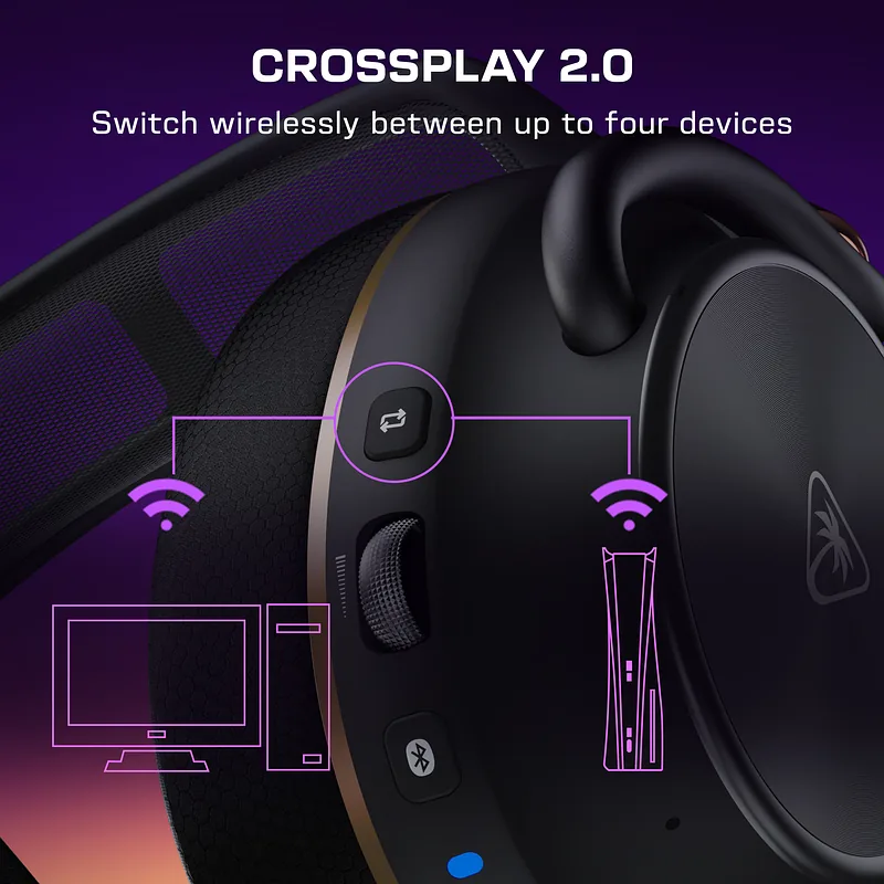 Turtle Beach juhtmevabad kõrvaklapid Stealth Pro II PC, must
