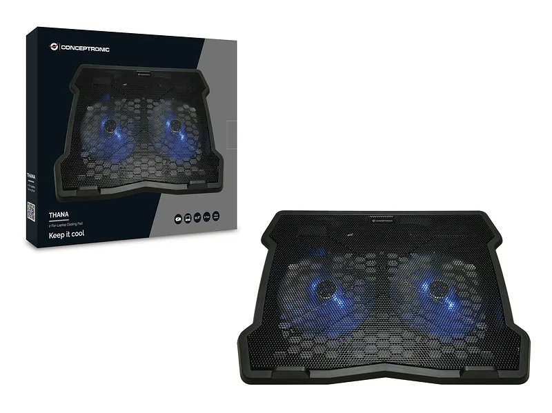 Conceptronic THANA06B jahutusalus sülearvutile 39,6 cm (15.6″) Must