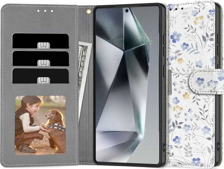 Tech-Protect "Wallet Case Galaxy S25 Ultra" Spring Flowers