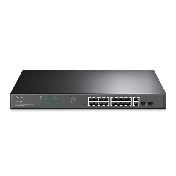 TP-Link TL-SG1218MPE võrgulüliti Juhitav L2 Gigabit Ethernet (10/100/1000) Power over Ethernet tugi 1U Must
