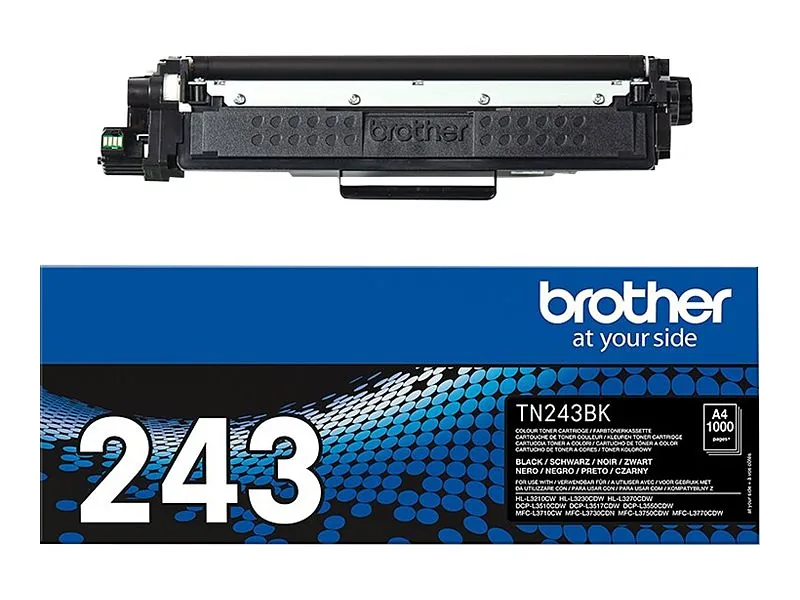 Brother TN-243BK toonerikassett 1 tk Originaal Must
