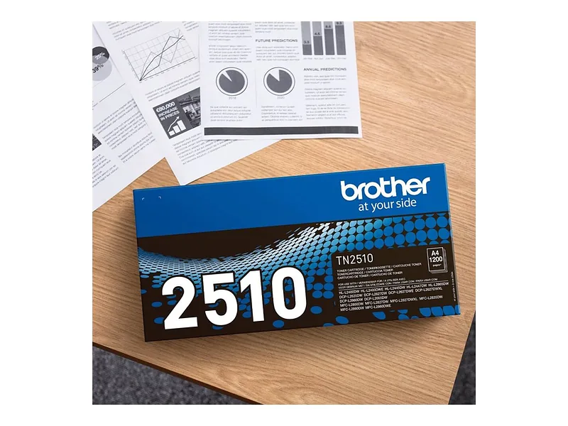 Brother Toner Cartridge, TN-2510, Toner cartridge, Black