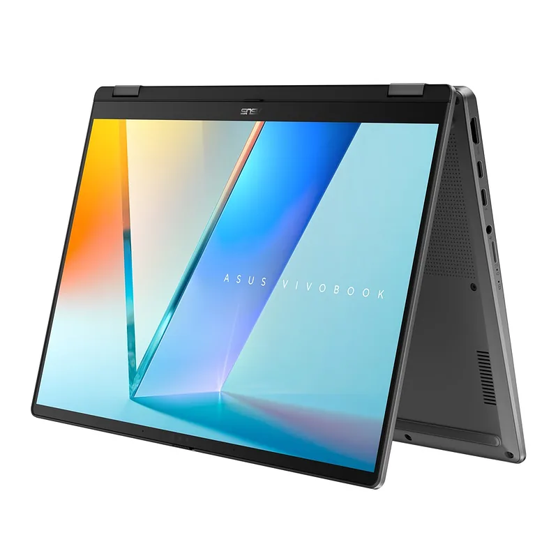 ASUS Vivobook 14 Flip TP3407SA-SG146W Ultra 5 226V 14.0″ WUXGA Touchscreen 60Hz 300 nits AG 16GB LPDDR5X 512GB SSD Intel Arc Graphics FHD Webcam 70Wh Windows 11 Matte Grey