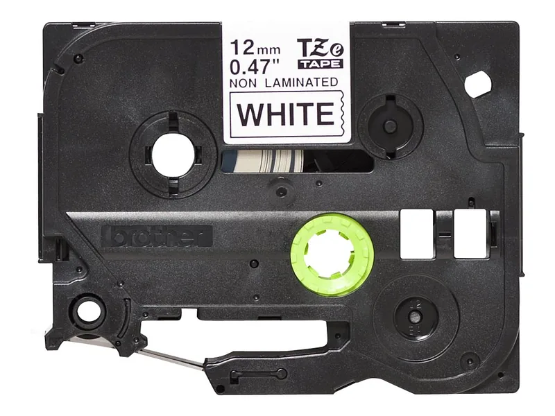 Brother TZe-N231 Labelling Tape Cassette – Black on White, 12mm wide, 8m long, Brother, Brother, 8 m, 1.2 x 800 cm