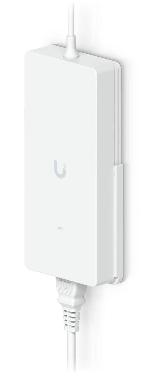 An AC power adapter delivers