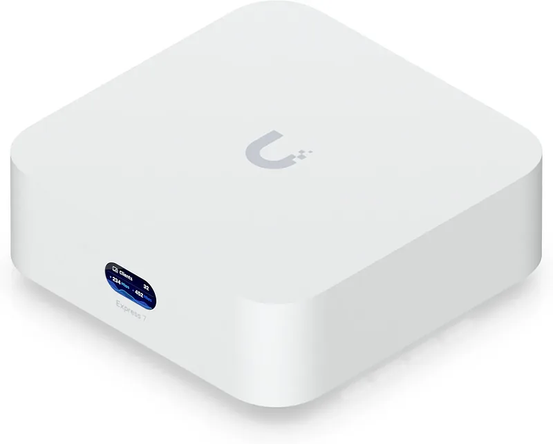 Ubiquiti UniFi Express 7 Wi-Fi 7 ruuter ja UniFi haldur