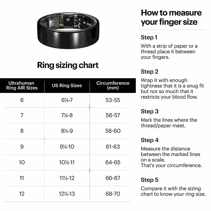 Ultrahuman Ring Ultrahuman Ring Air Sizing Kit