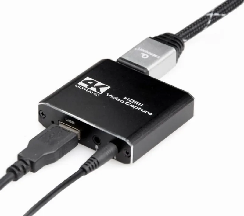 Gembird USB HDMI Grabber 4K Pass-through HDMI