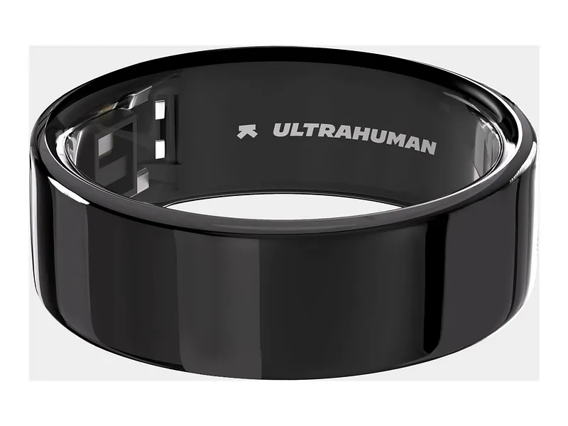 Ultrahuman, Ring Air, Aster Black, Size 9, Smart Ring