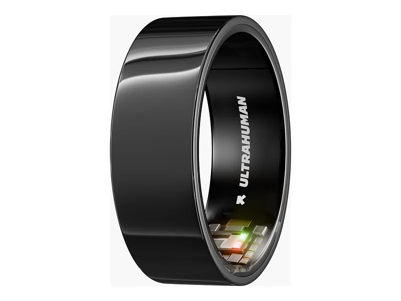 Ultrahuman, Ring Air, Aster Black, Size 11, Smart Ring