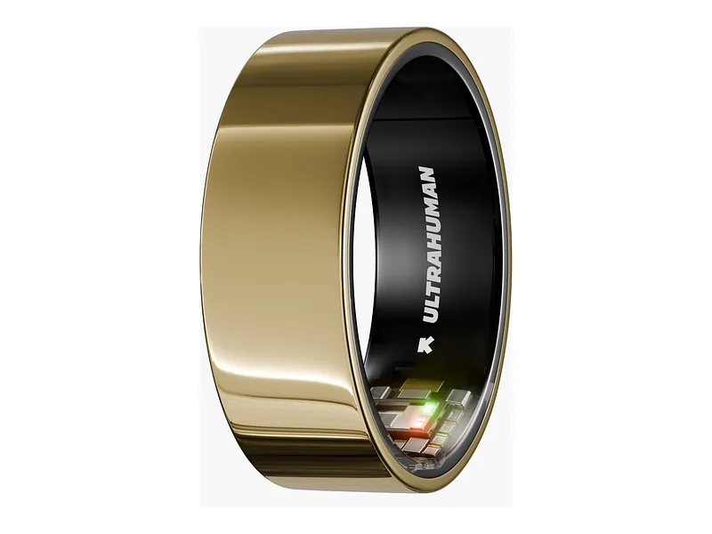 Ultrahuman, Ring Air, Bionic Gold, Size 6, Smart Ring