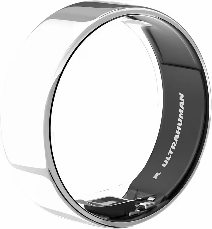Ultrahuman, Ring Air, Space Silver, Size 10, Smart Ring