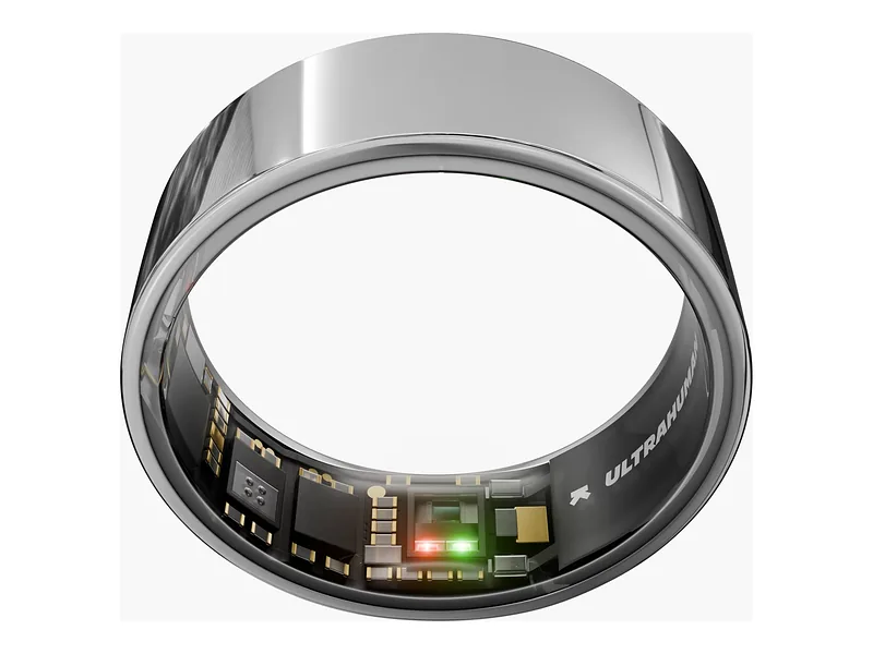 Ultrahuman, Ring Air, Space Silver, Size 12, Smart Ring