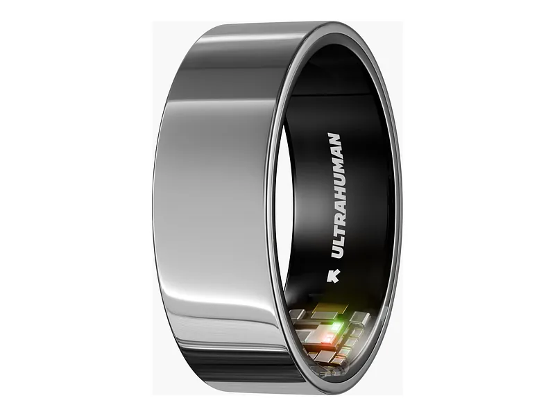 Ultrahuman, Ring Air, Space Silver, Size 12, Smart Ring