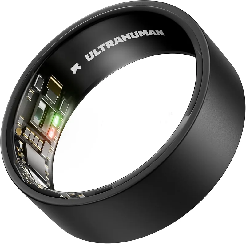 Ultrahuman, Ring Air, Matte Grey, Size 5, Smart Ring