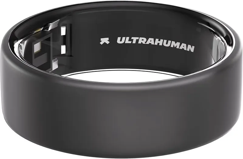 Ultrahuman, Ring Air, Matte Grey, Size 6, Smart Ring