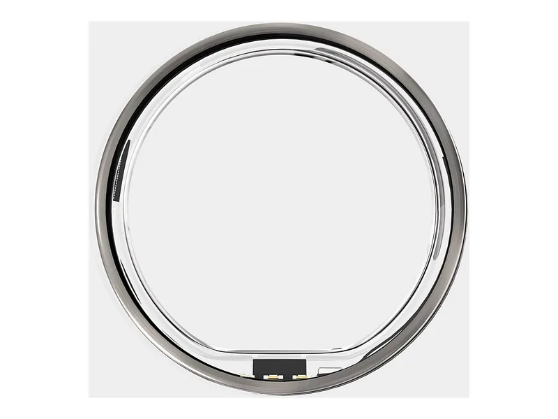 Ultrahuman, Ring Air, Raw Titanium, Size 6, Smart Ring