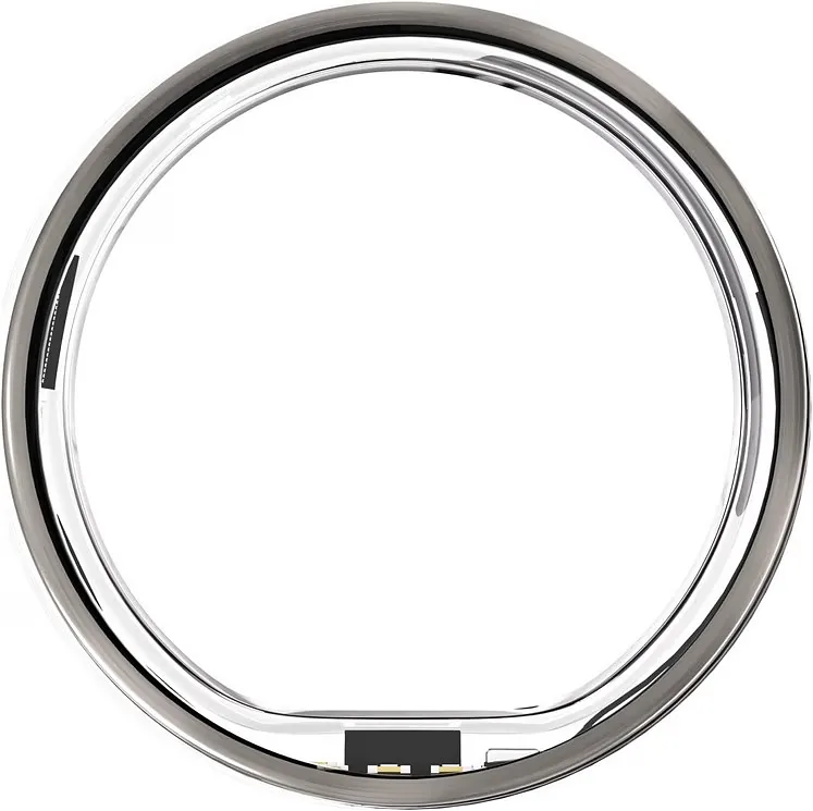Ultrahuman, Ring Air, Raw Titanium, Size 8, Smart Ring